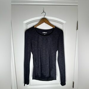 Forever 21 Charcoal Long Sleeve Top